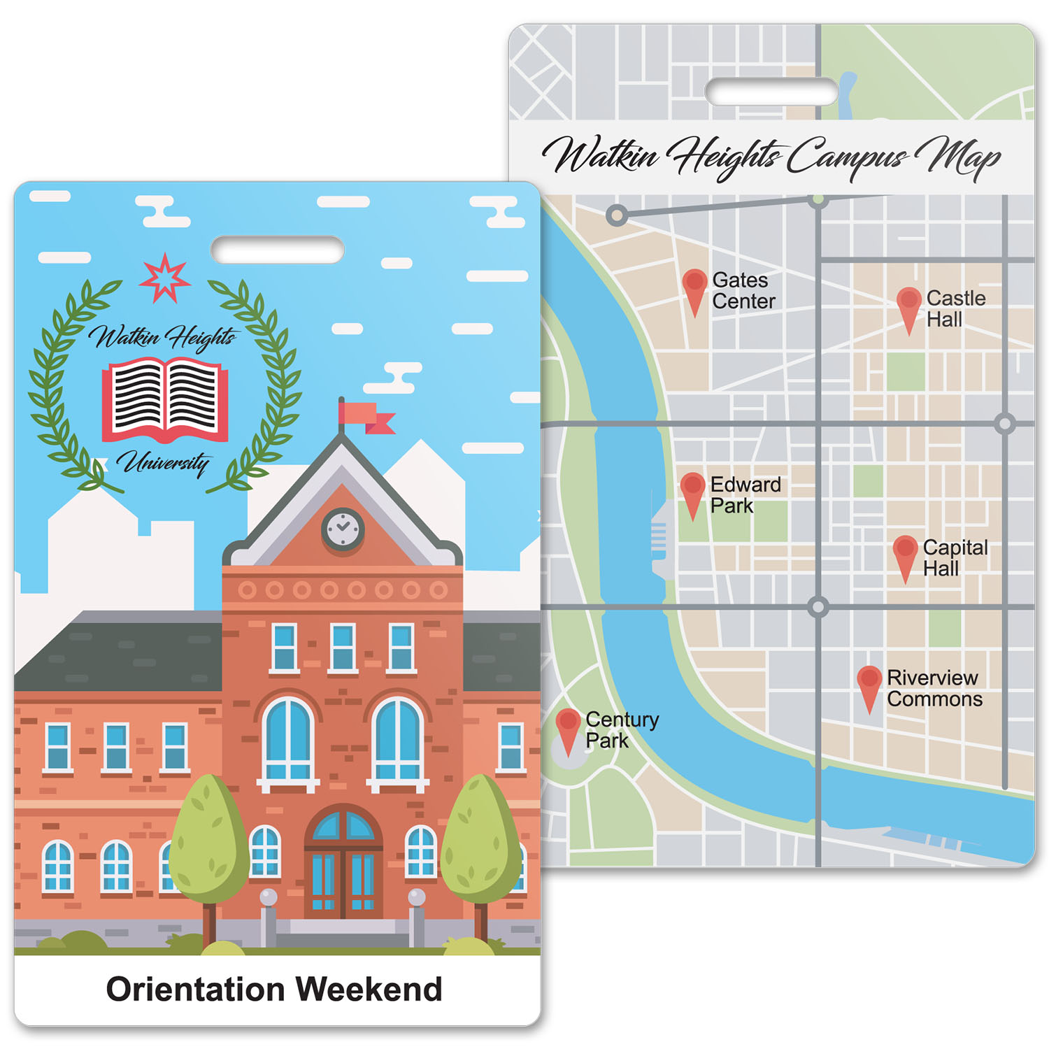 Full Color ID Badge - 2-1/2" x 4.25" 3