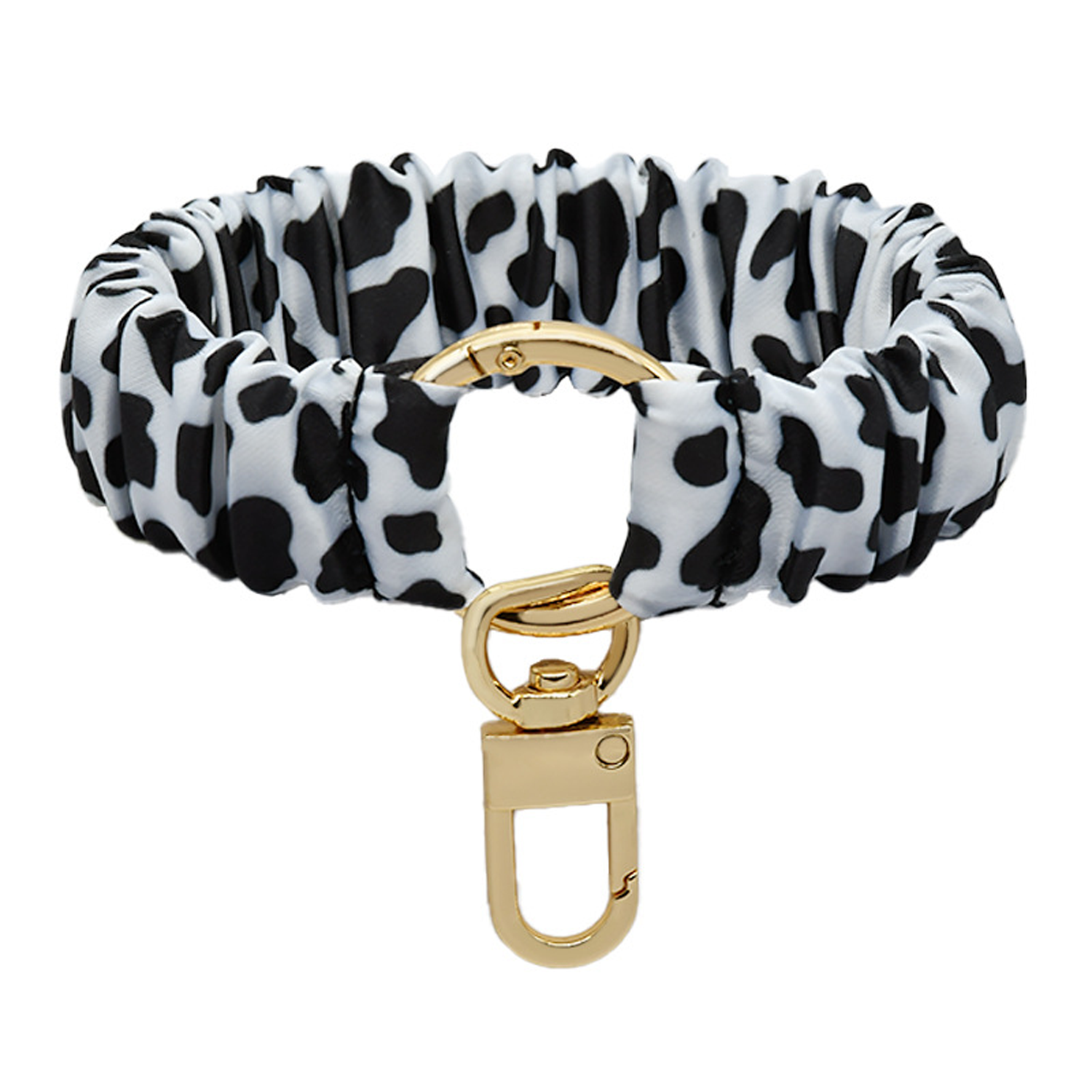 Scrunchie Keychain Wristlet Elastic Bracelet Keyring 22