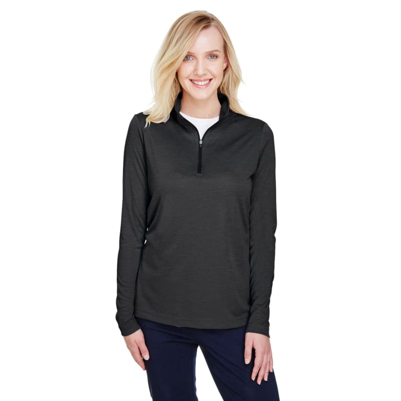 Team 365 Ladies' Zone Sonic Heather Performance Quarter-Zip 12