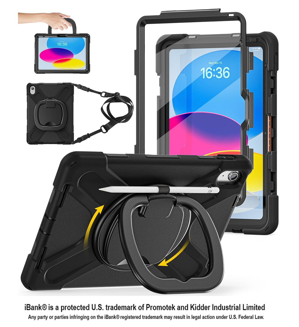 iBank ® Shockproof Case for iPad Air 13 M3 2025/ M2 2024, iPad Pro 12.9 4