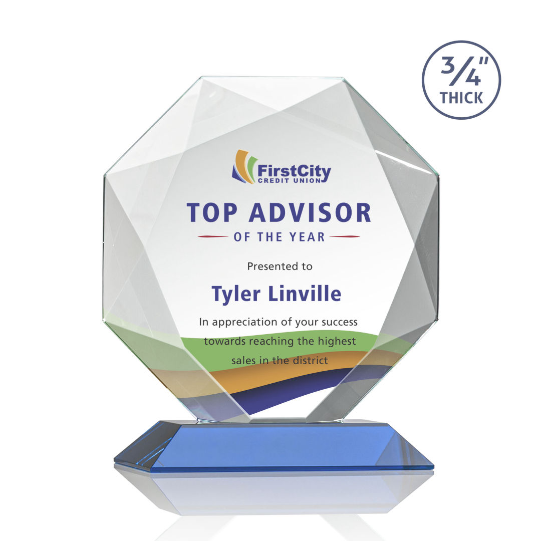 Bradford VividPrint™ Award - Sky Blue 8