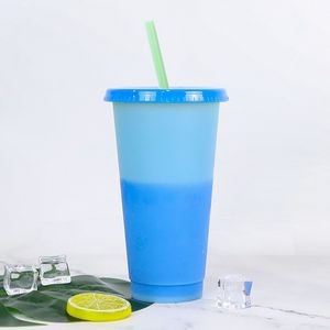 Handy 710ml Clear Plastic Color Changing Cup 28