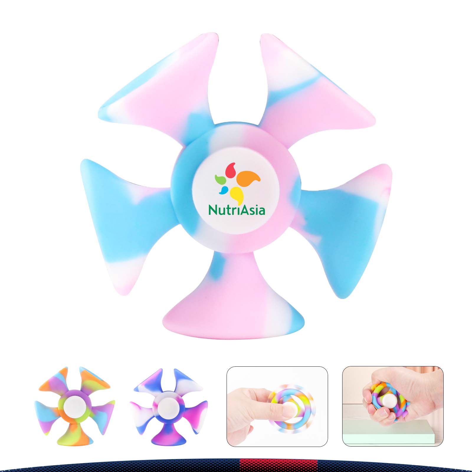 Aurora Push Bubble Fidget Spinner 3