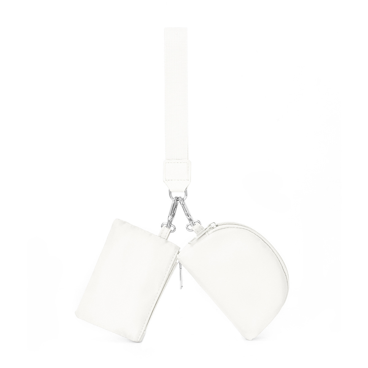 Mini Zip Around Wristlet keychain Wallet for Women 6