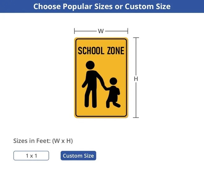 Street Signs (1ft x 1ft/SQFT) 7