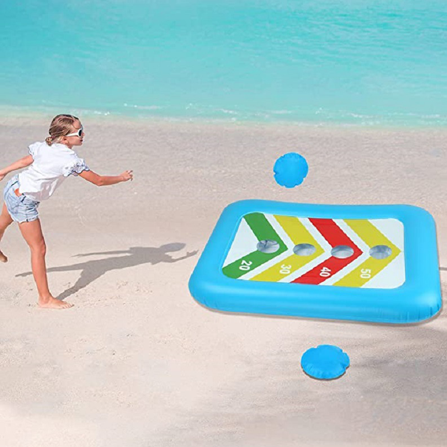 Outdoor Family Interactive Water Pvc Throwing Board 4