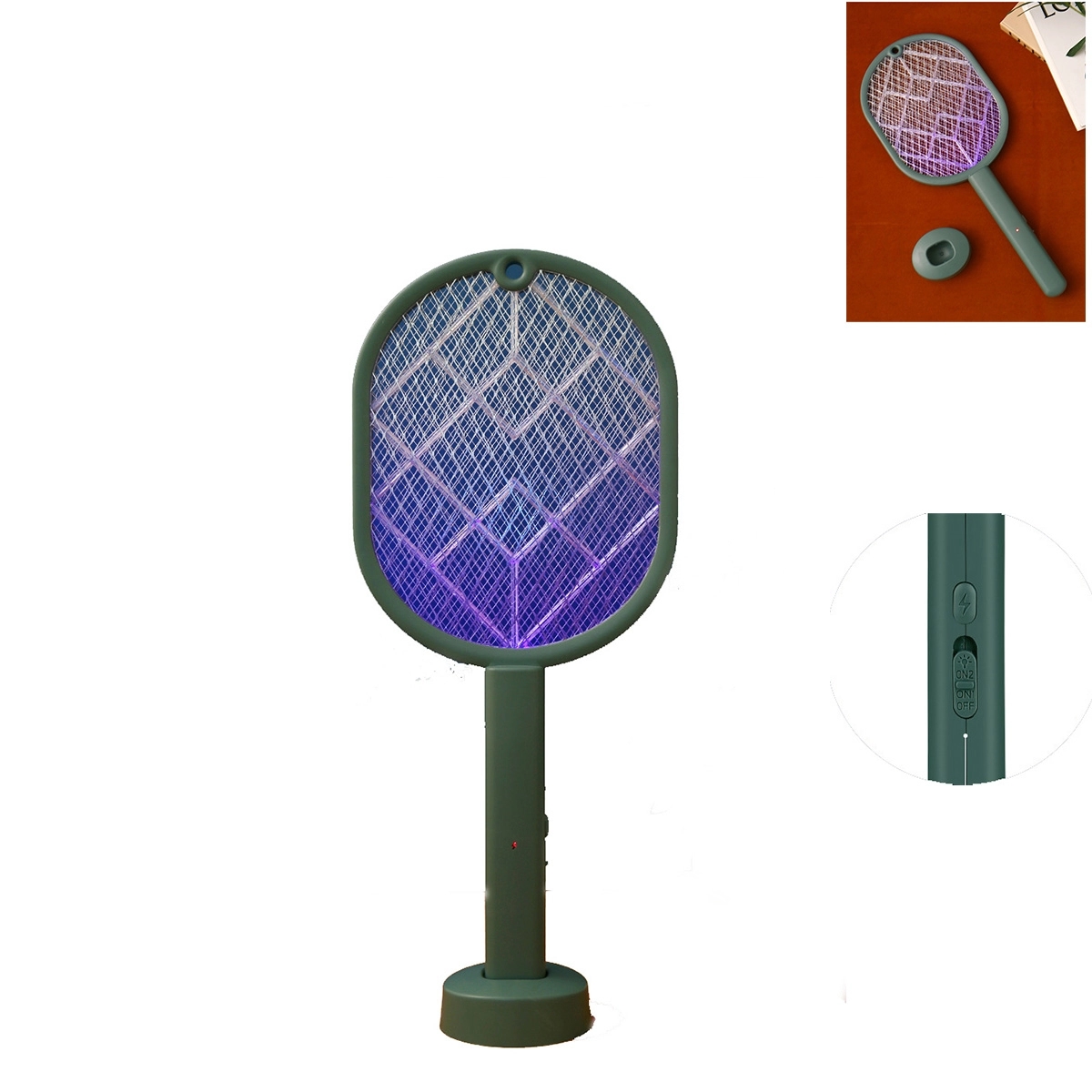 High Voltage Handheld Electric Fly Swatter Bug Zapper 2