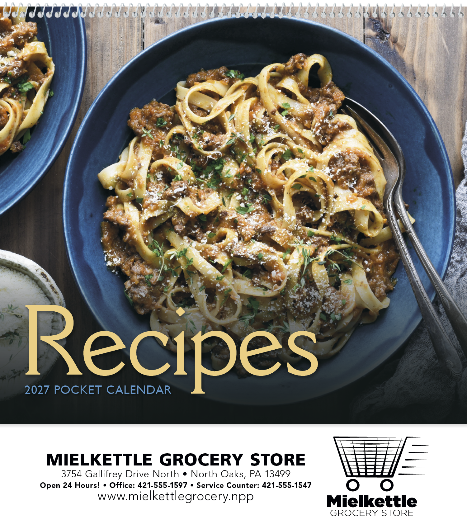 HotLine® Products Recipe Pocket Calendar 29