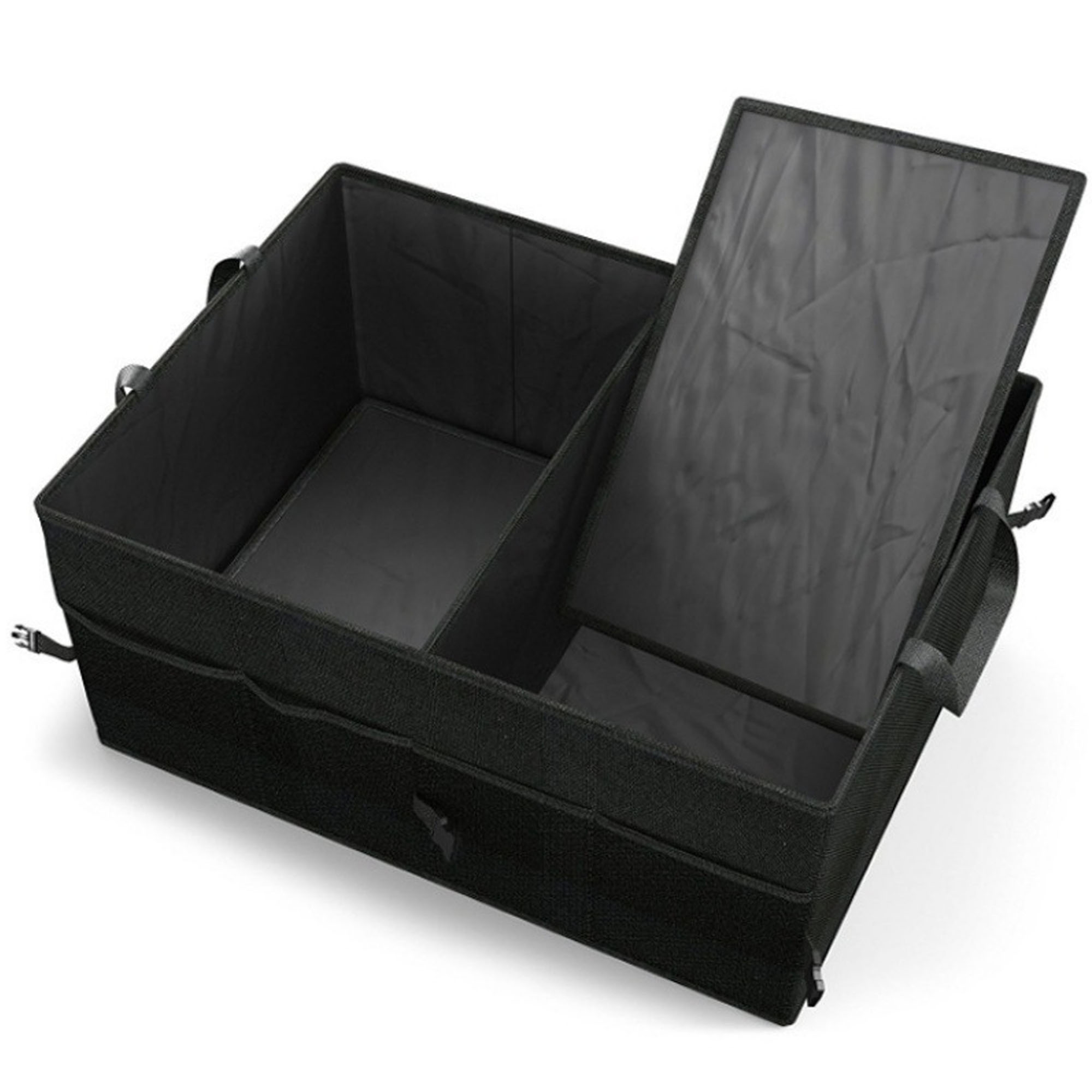 Oxford Cloth Multi-Compartment Trunk Organizer With Foldable Design And Extra Pockets 1