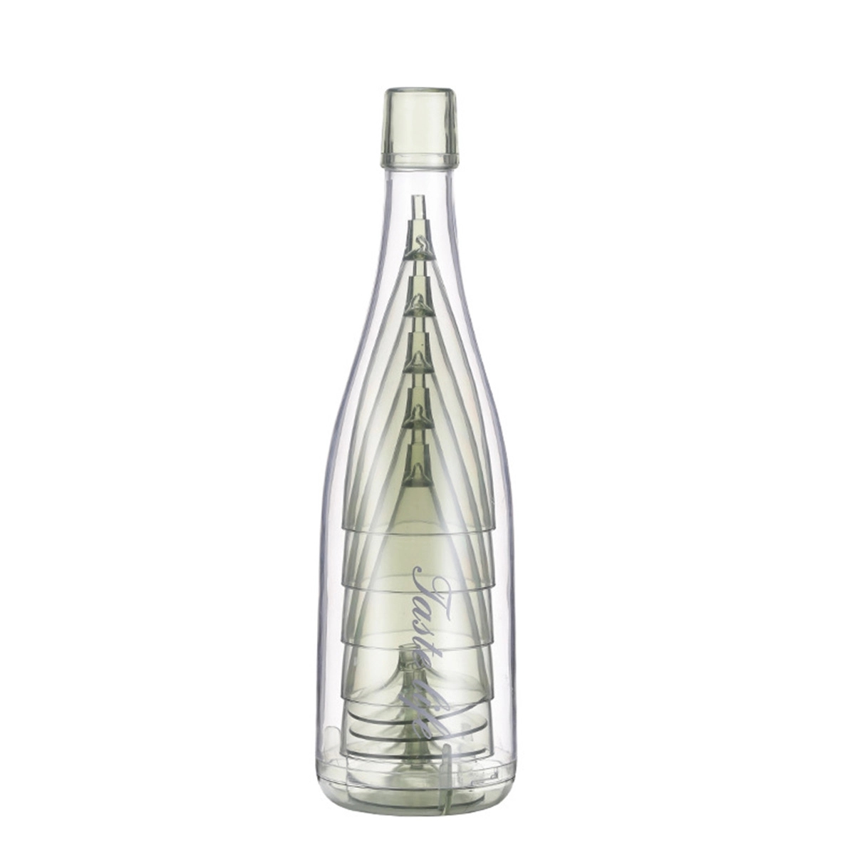 Reusable PortableMimosa Wine Glasse Plastic Champagne Flutes 4