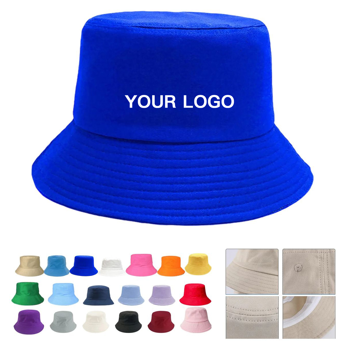 Soft Cotton Bucket Hat for Beach and Hiking 3