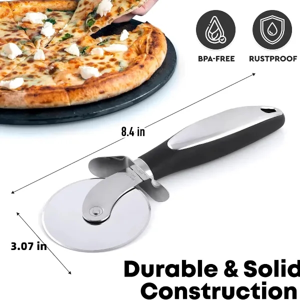 Stainless Steel Pizza Cutter Wheel 4