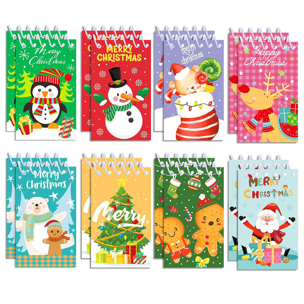 Christmas spiral portable Notebook 7