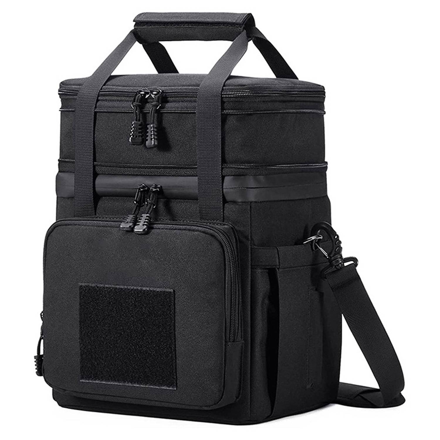 16L Double Deck Nylon Cooler Bag w/Adjustable Strap 5