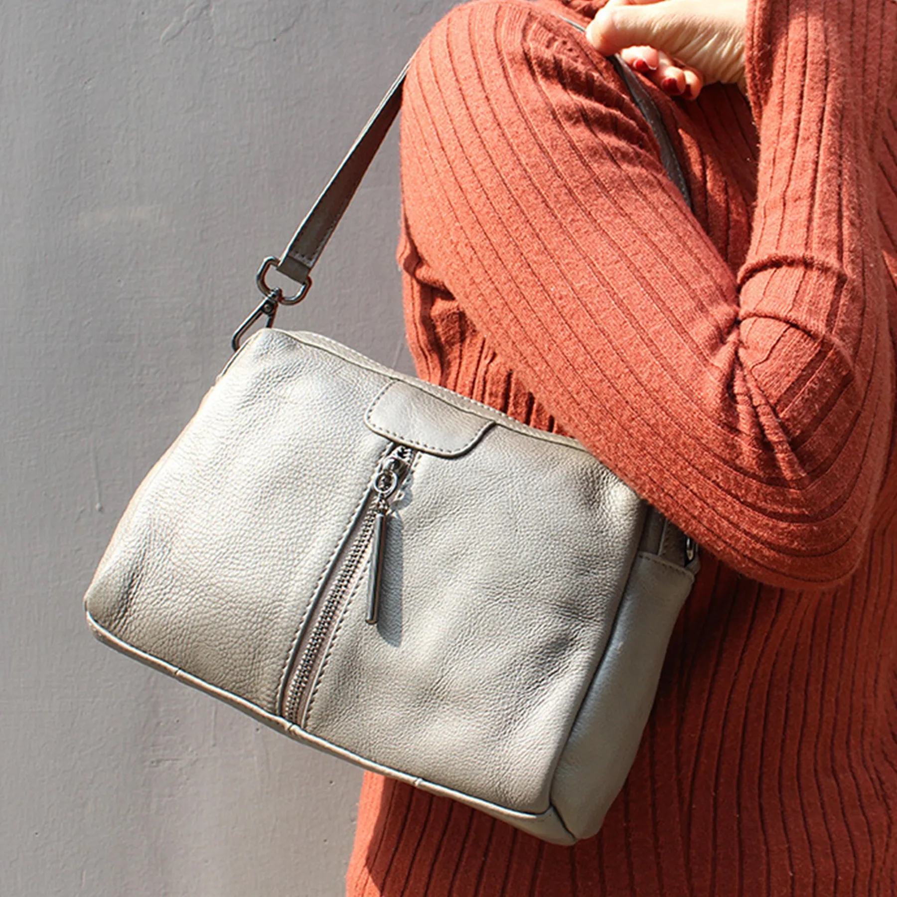 Leather Crossbody Purse Handbag for Women 2