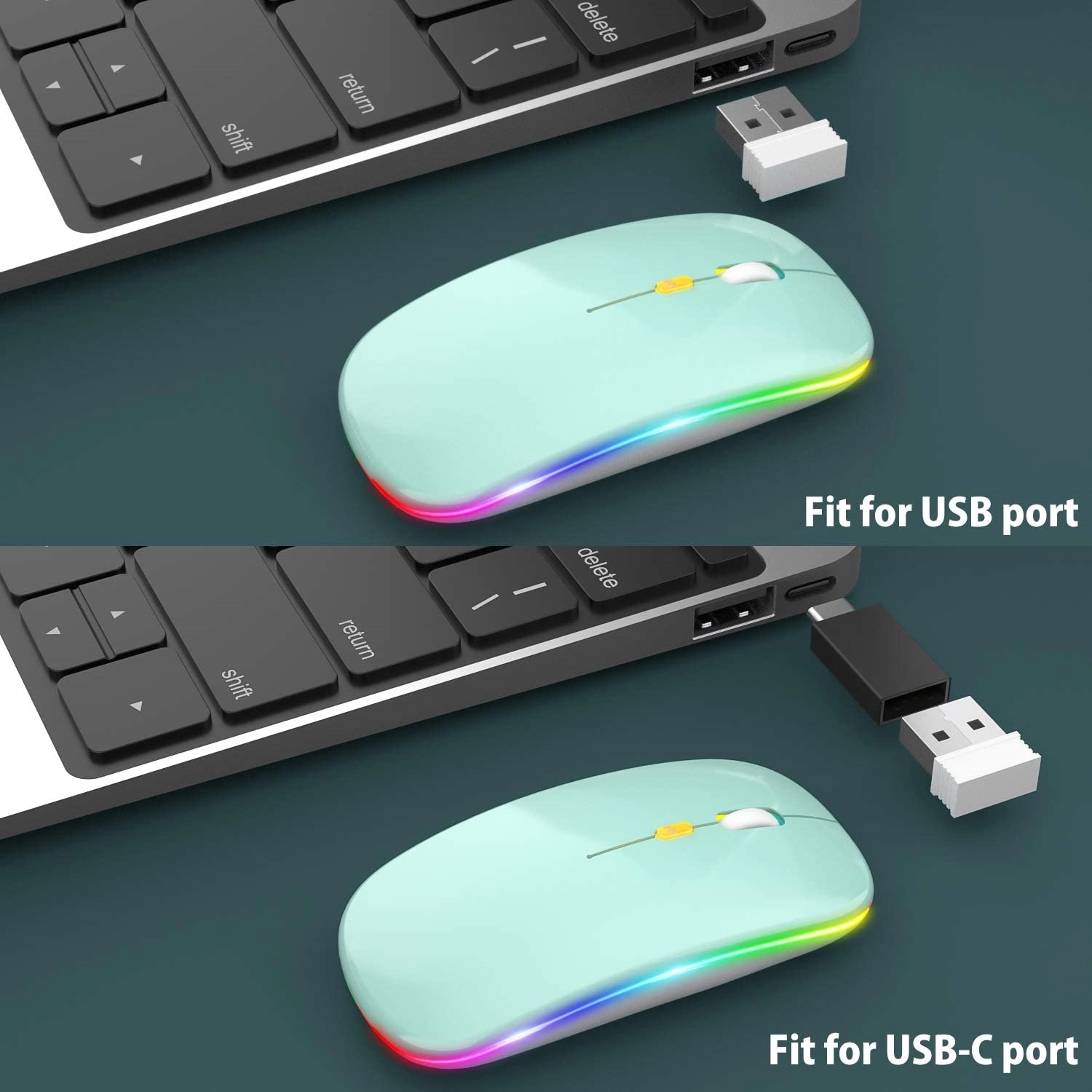 LED Wireless Mouse 6