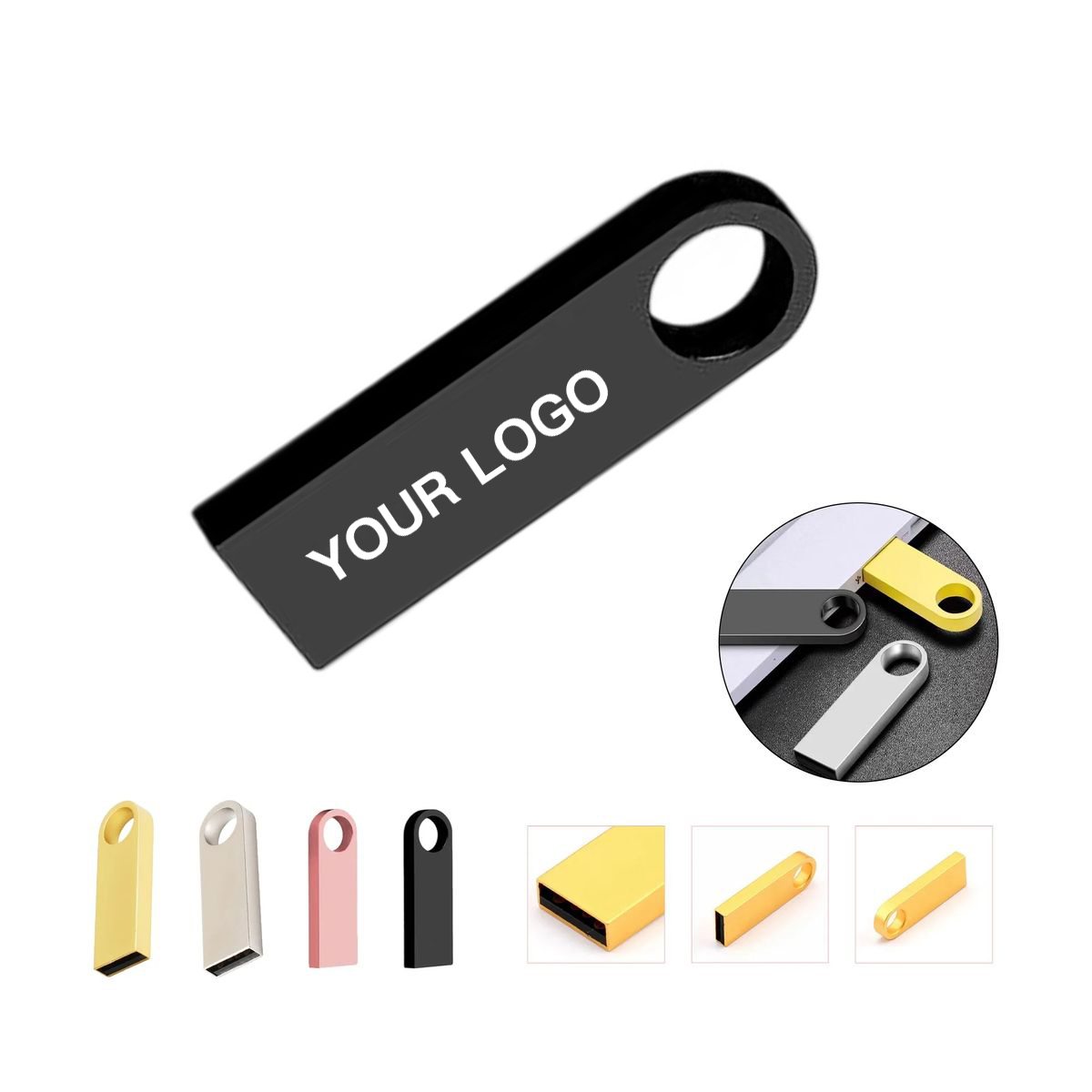 Portable 64GB USB Flash Drive with Steel Housing 2