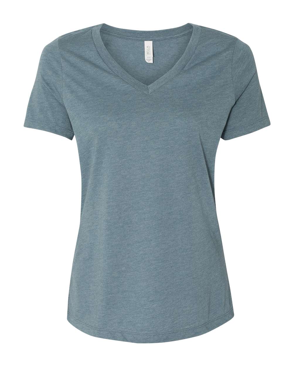 Women's Relaxed Heather CVC V-Neck Tee - 6405CVC 32
