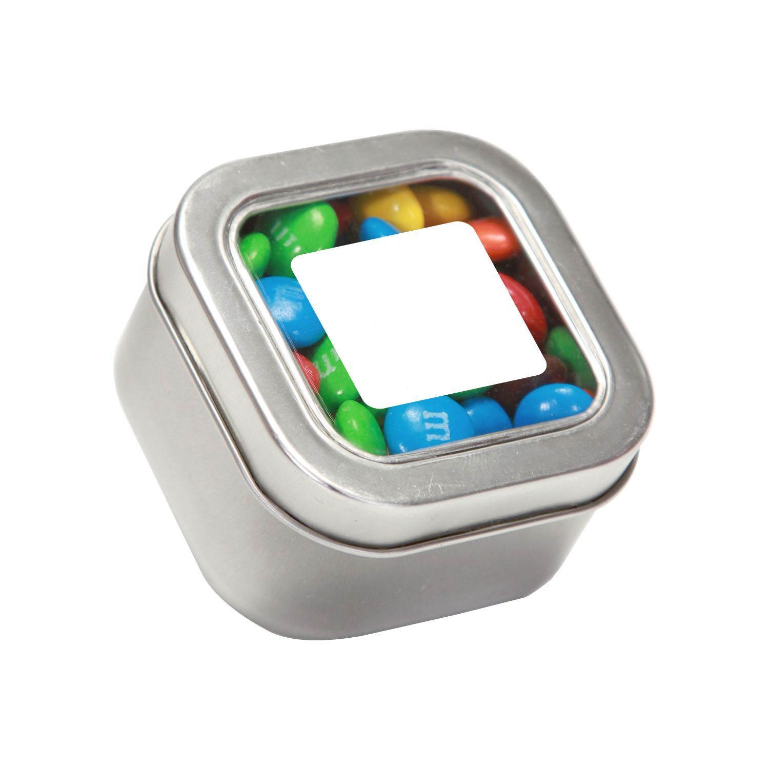 Small Square Window Tin Premium Fill 15