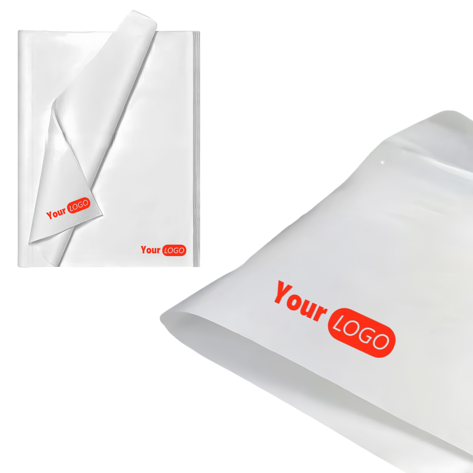 Customizable Gift Packaging White Kraft Paper 1