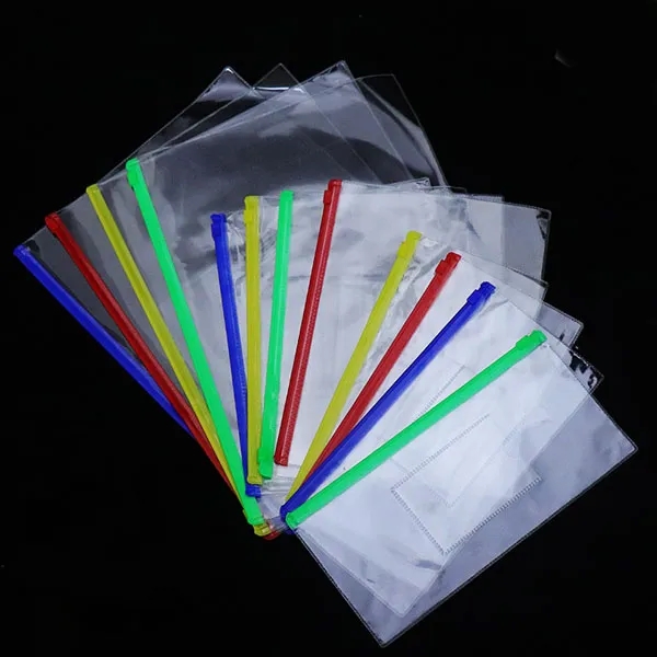 Clear PVC Zipper Bag with Card Holder 5