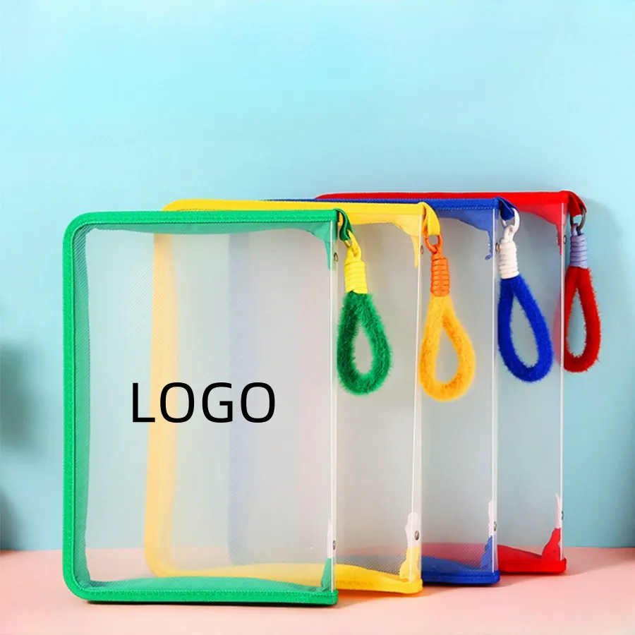Transparent Zipper File Bags 2