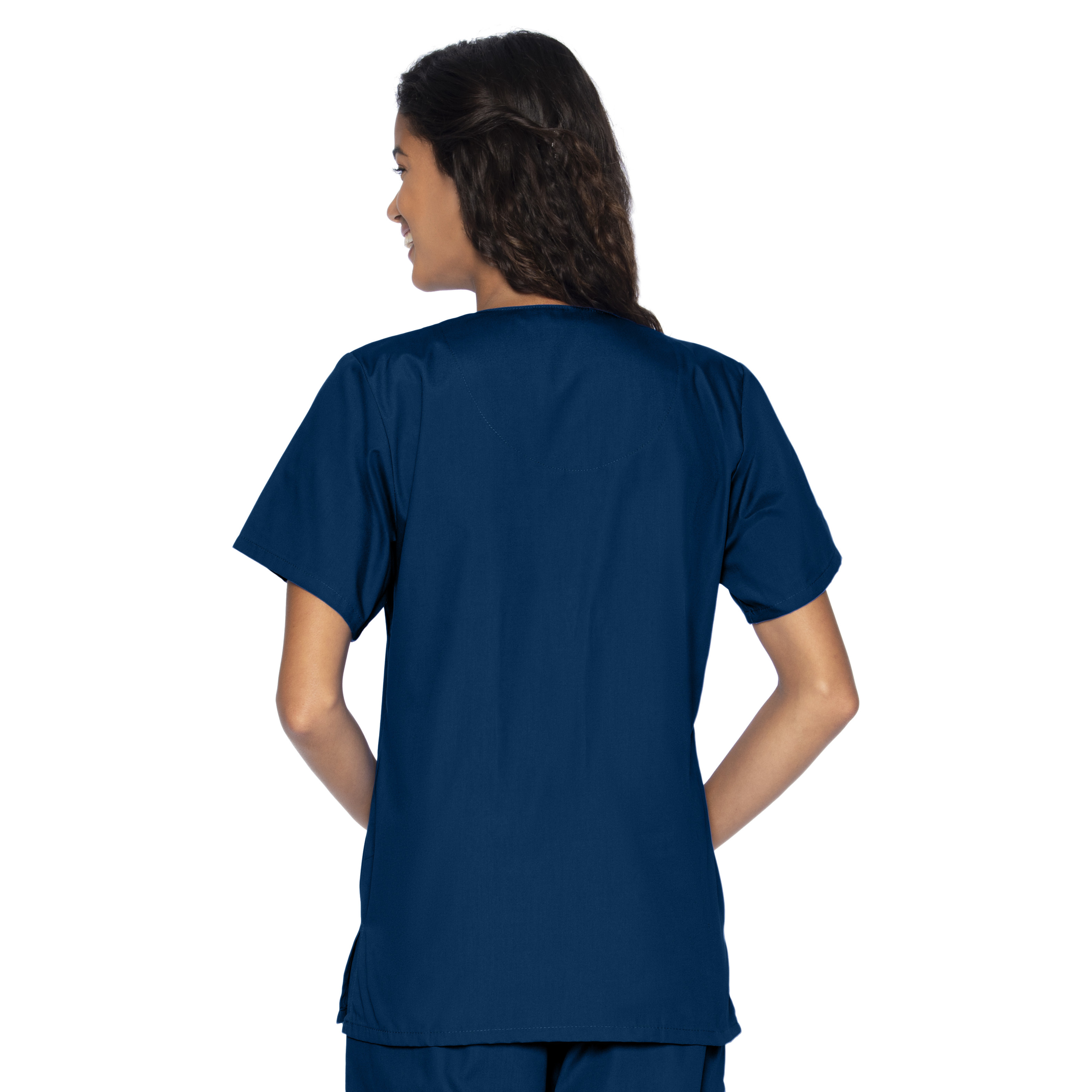Landau - Essentials - Women's Four-Pocket Snap-Front V-Neck Top 26