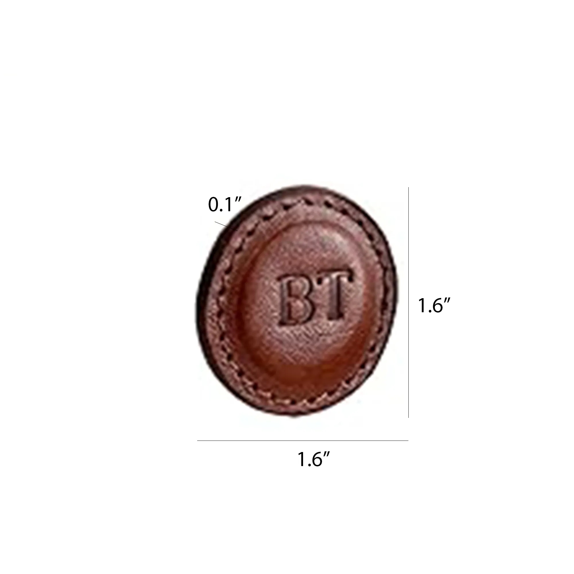 Golf Ball Mark Positioning Clip 1.6"X1.6"X0.1" 5