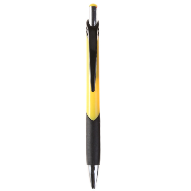 Retractable Rubber Grip ABS Ballpoint Pen 8