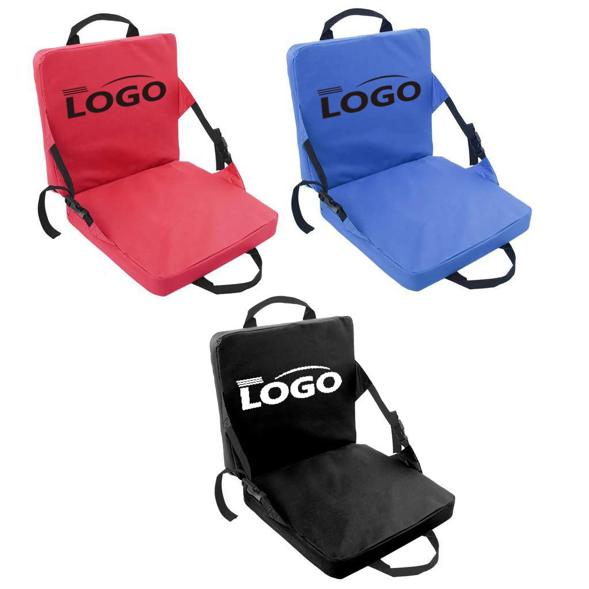Portable Folding Buckle Pocket Stadium Seat