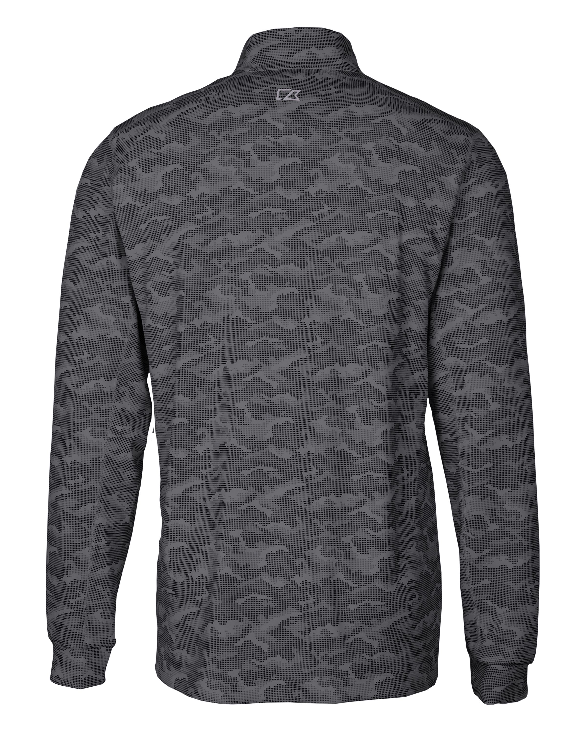Traverse Stretch Eco Camo Print Quarter Zip Mens Pullover