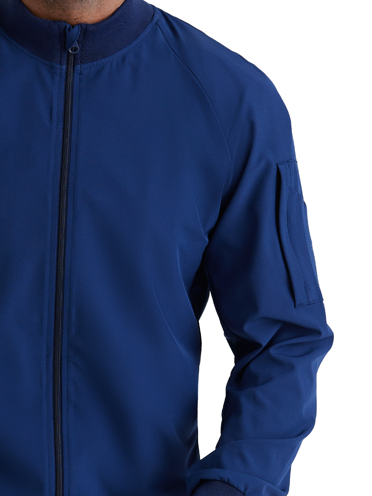 Barco One - Men's Three-Pocket Zip-Up Amplify Warm-Up Scrub Jacket 4