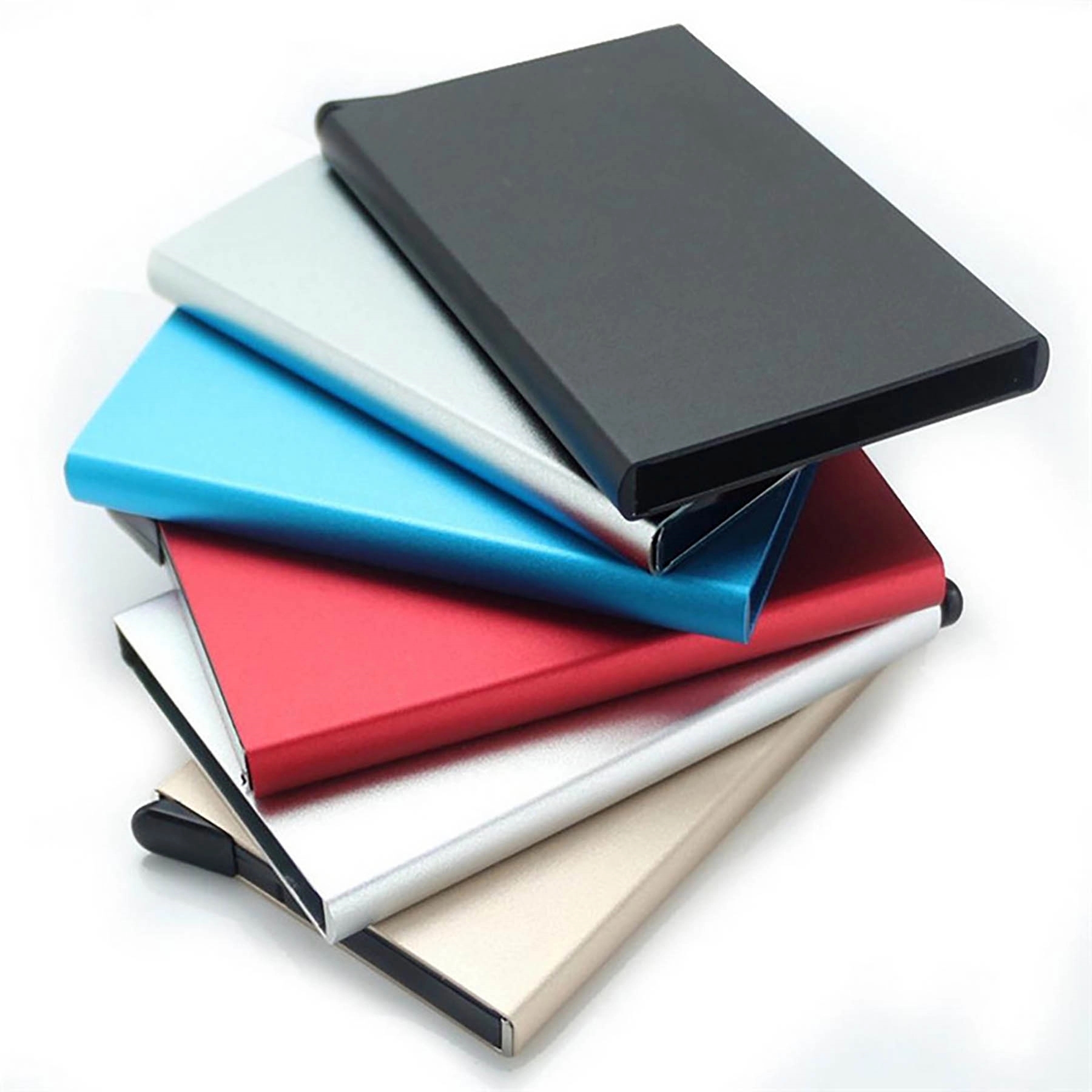 Aluminum RFID Cardholder 0.4 Inch Slim Minimalist Wallet 11