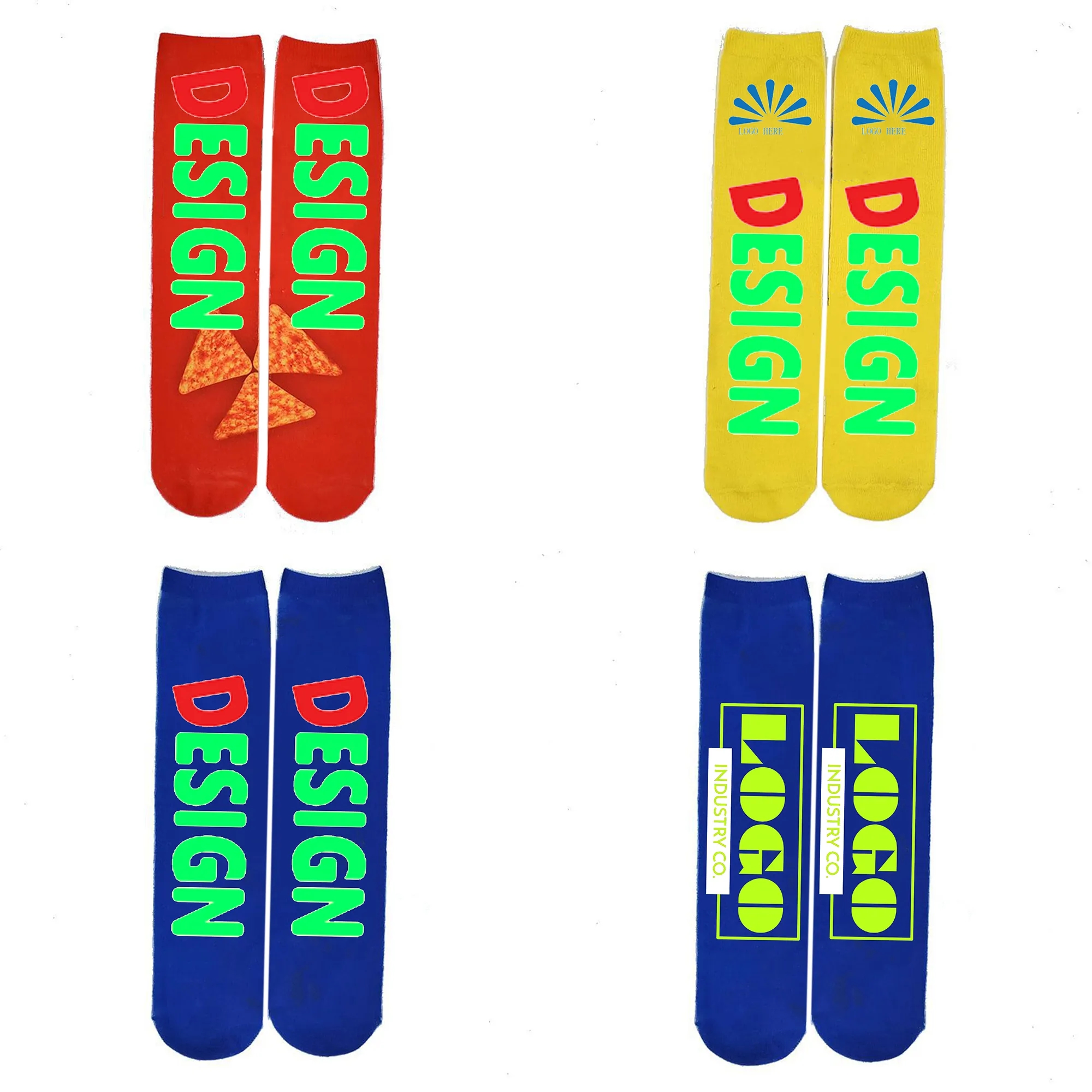 Sublimated Mid-calf Socks 2