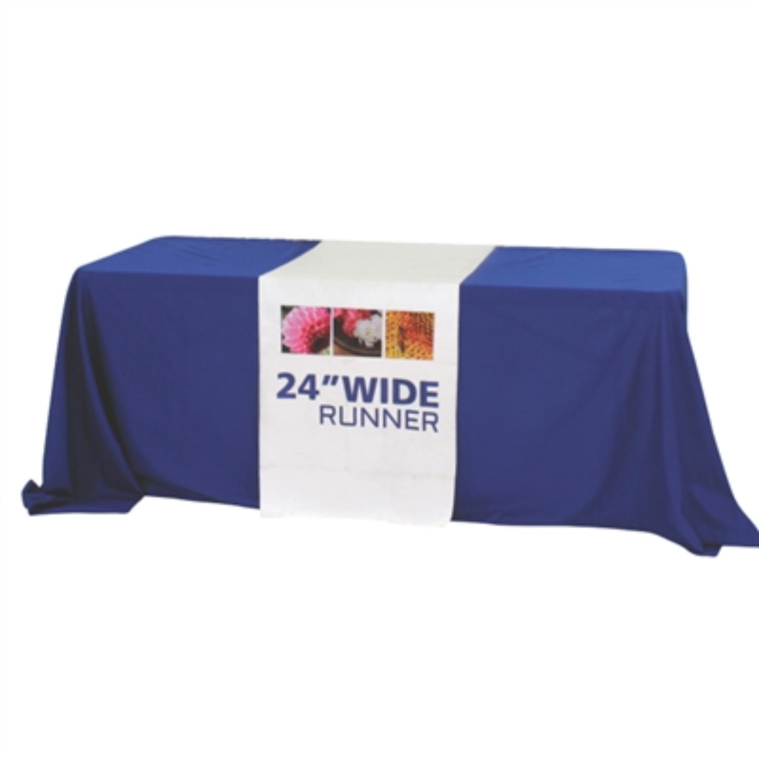 Custom 24"Wide Dye Sublimated Satin Table Runner 3