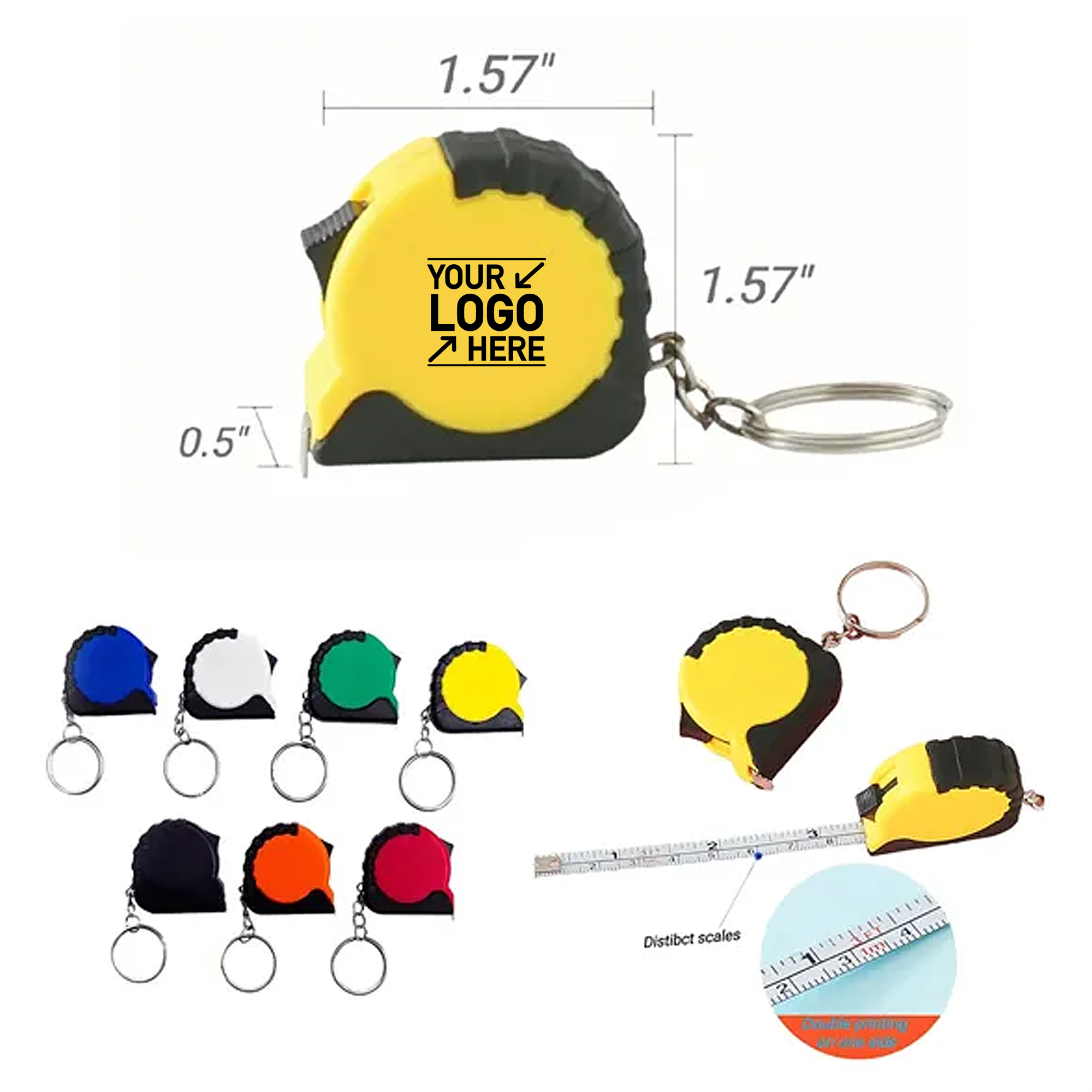 Portable Keychain Measuring Tape 2
