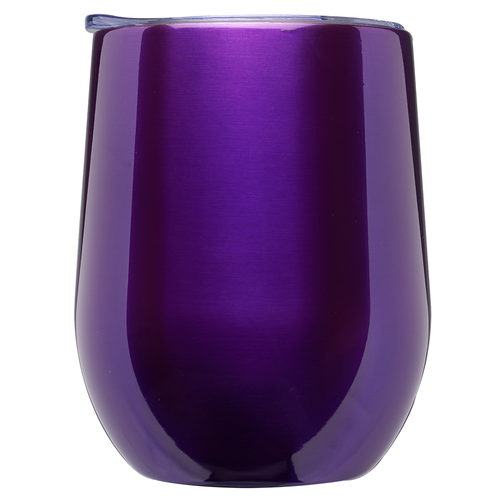 11 oz Largo Stemless Wine Glass with Lid 12