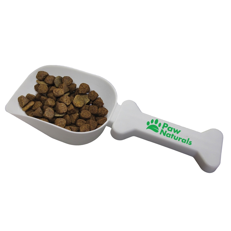 Pet Food Scoop w/ Bone Shaped Handle