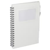 FSC® Recycled 5" x 7" Star Spiral Notebook with Pe 158