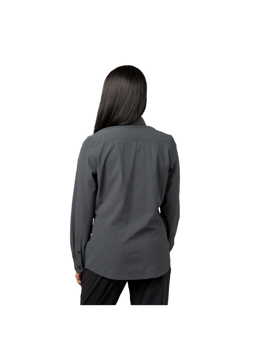 Storm Creek Women's Influencer 4-Way Stretch Windowpane Woven Shirt 3