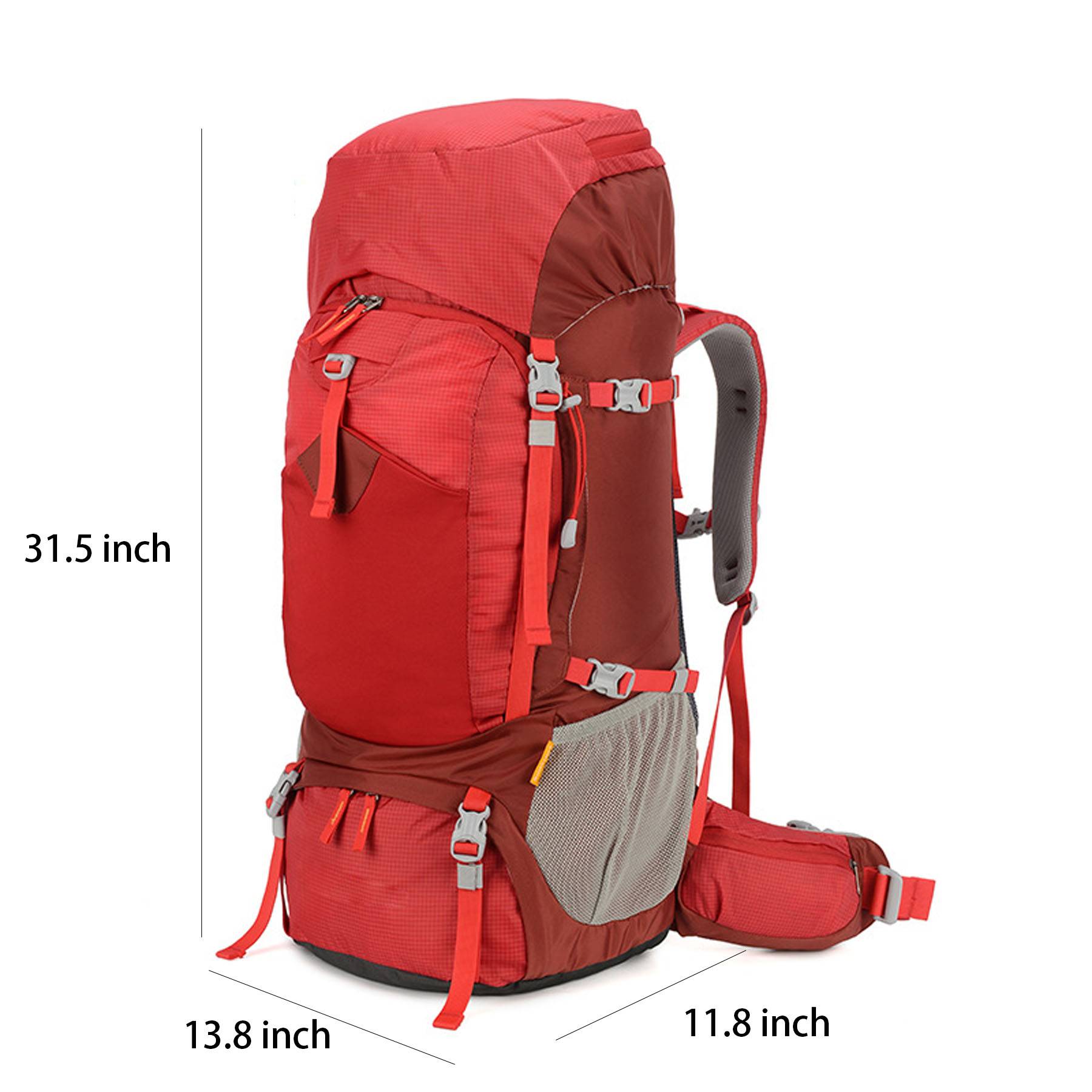 Nylon waterproof high-capacity outdoor mountaineering bag 5