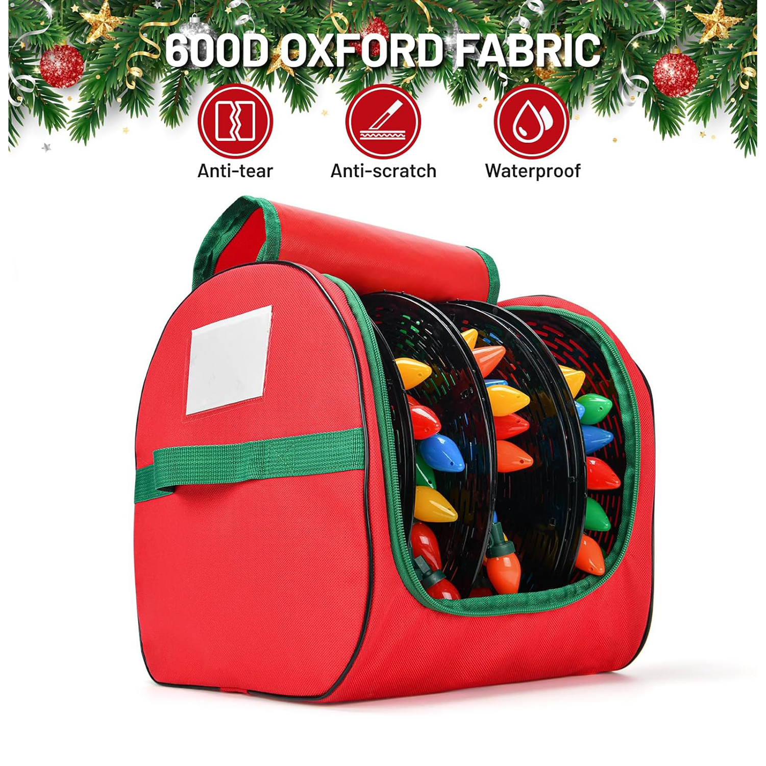 Oxford Christmas Light Storage Bag Set 4
