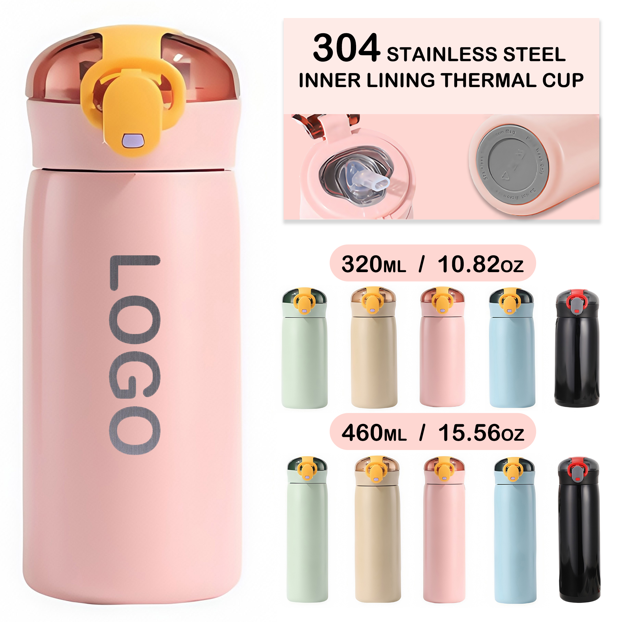 Sports and fitness dedicated large-capacity stainless steel thermal cup 1