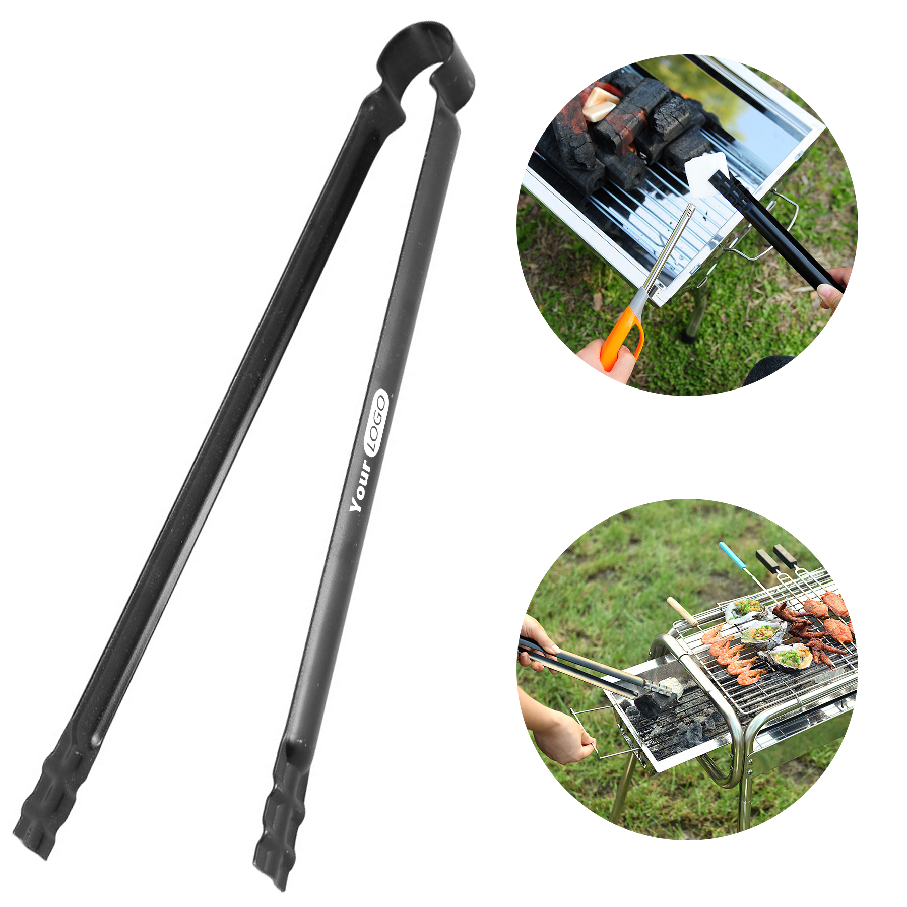 Metal Outdoor Barbecue Charcoal Clip 2