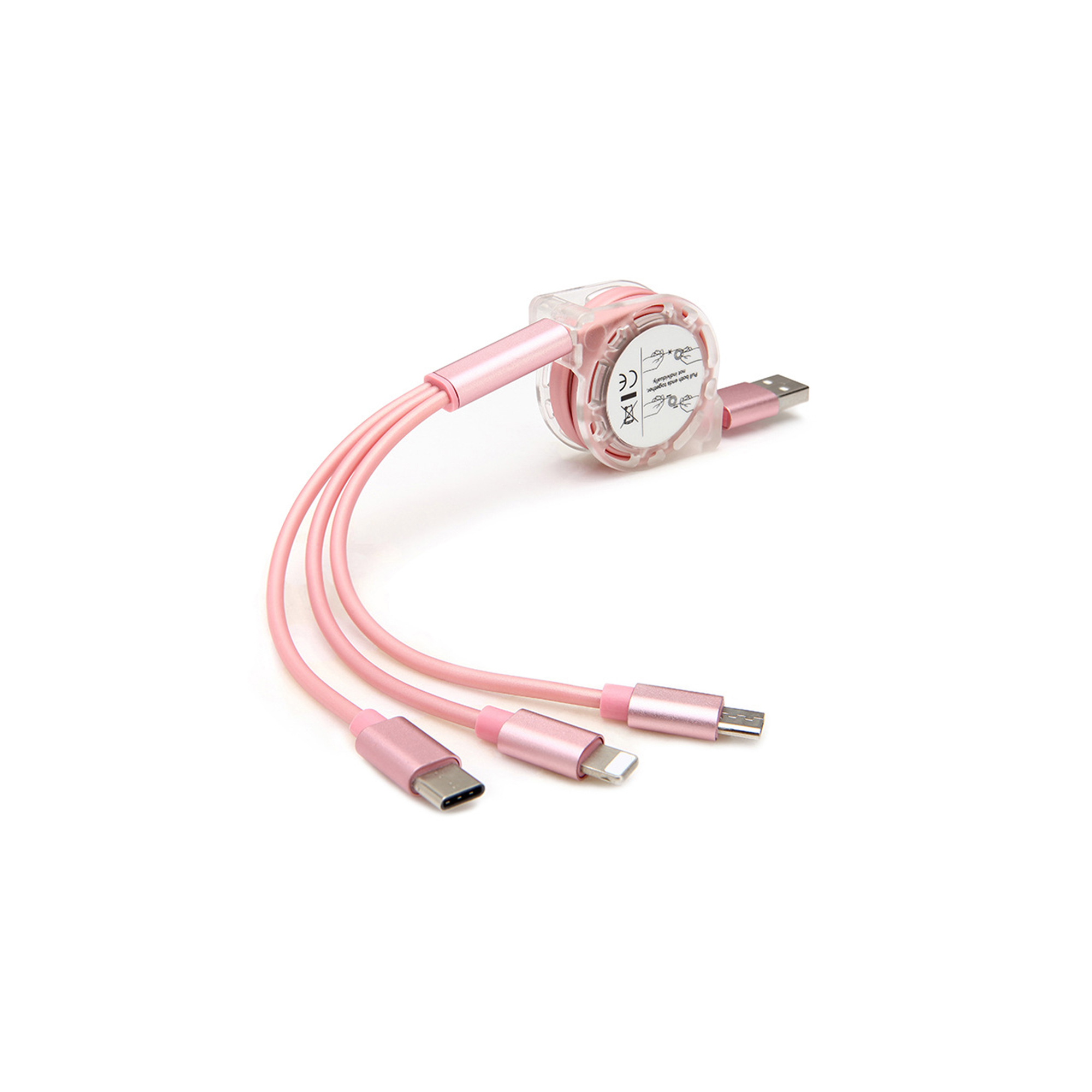 Three In One Retractable Charging Cable 5