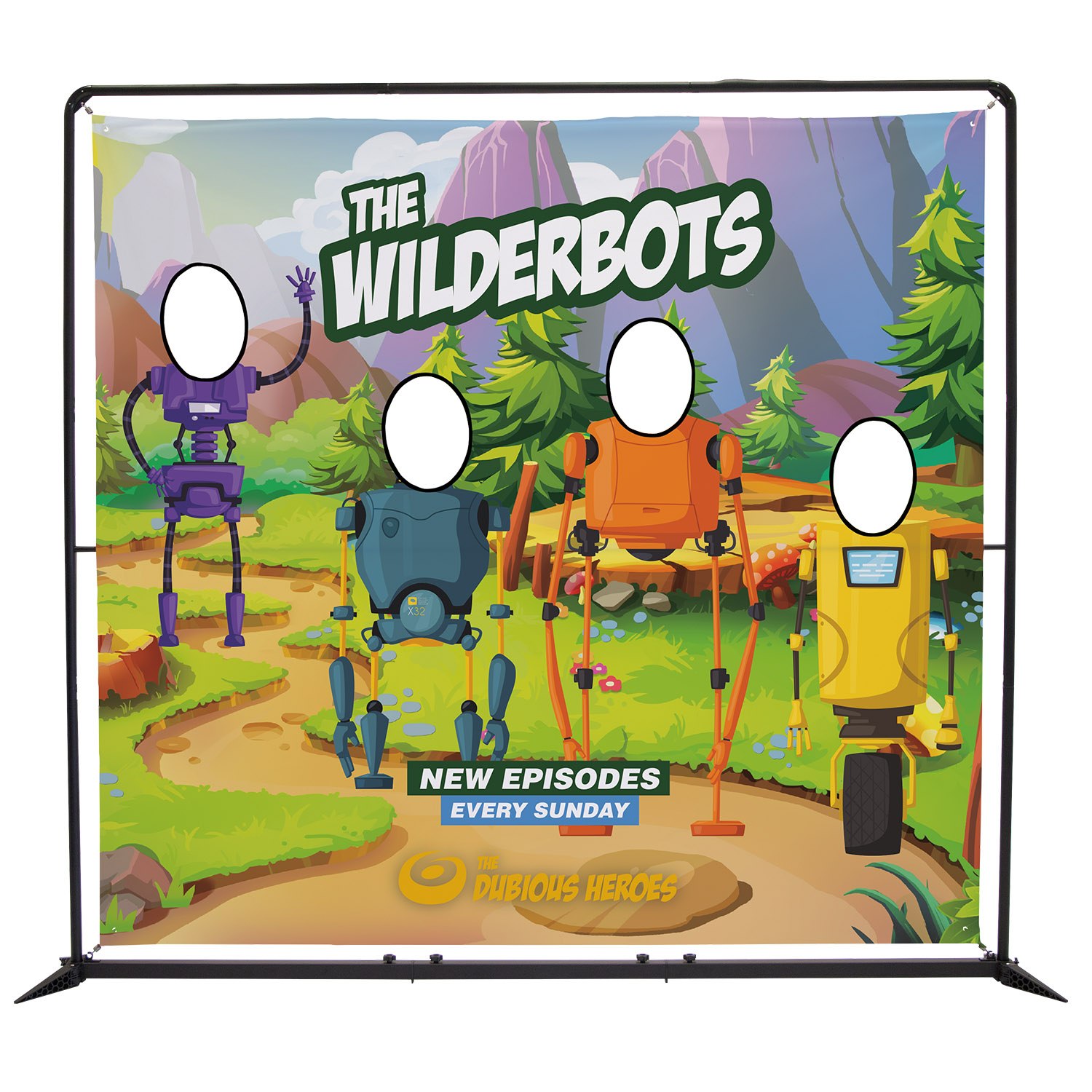 8.5' FrameWorx Quad Face Cutout Kit (Single-Sided) 10