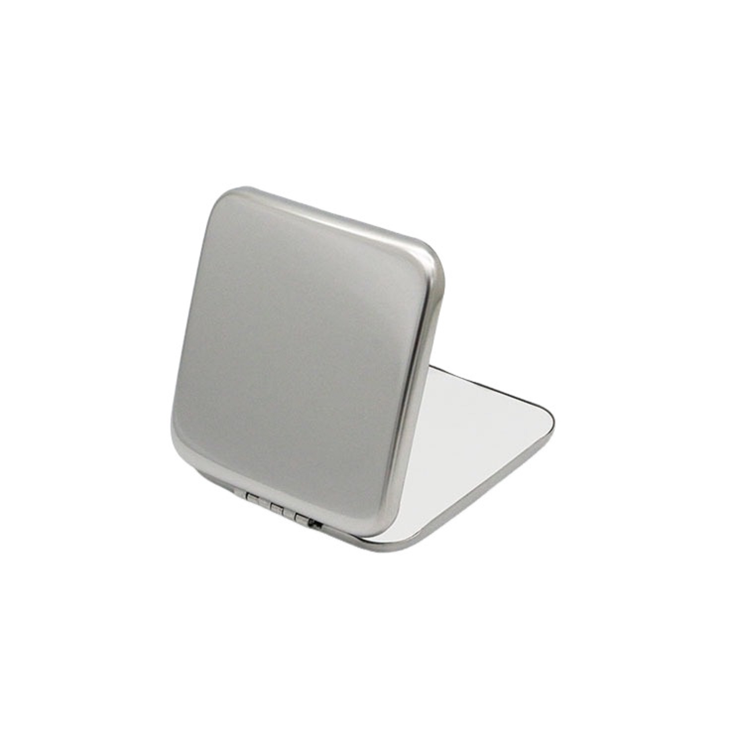 Stainless Steel Folding Compact Makeup Mirror 4