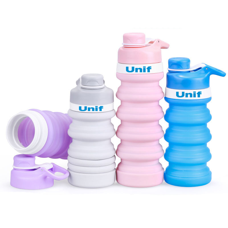 25oz (750ml) Outdoor Travel Silicone Collapsible Water Bottle 2