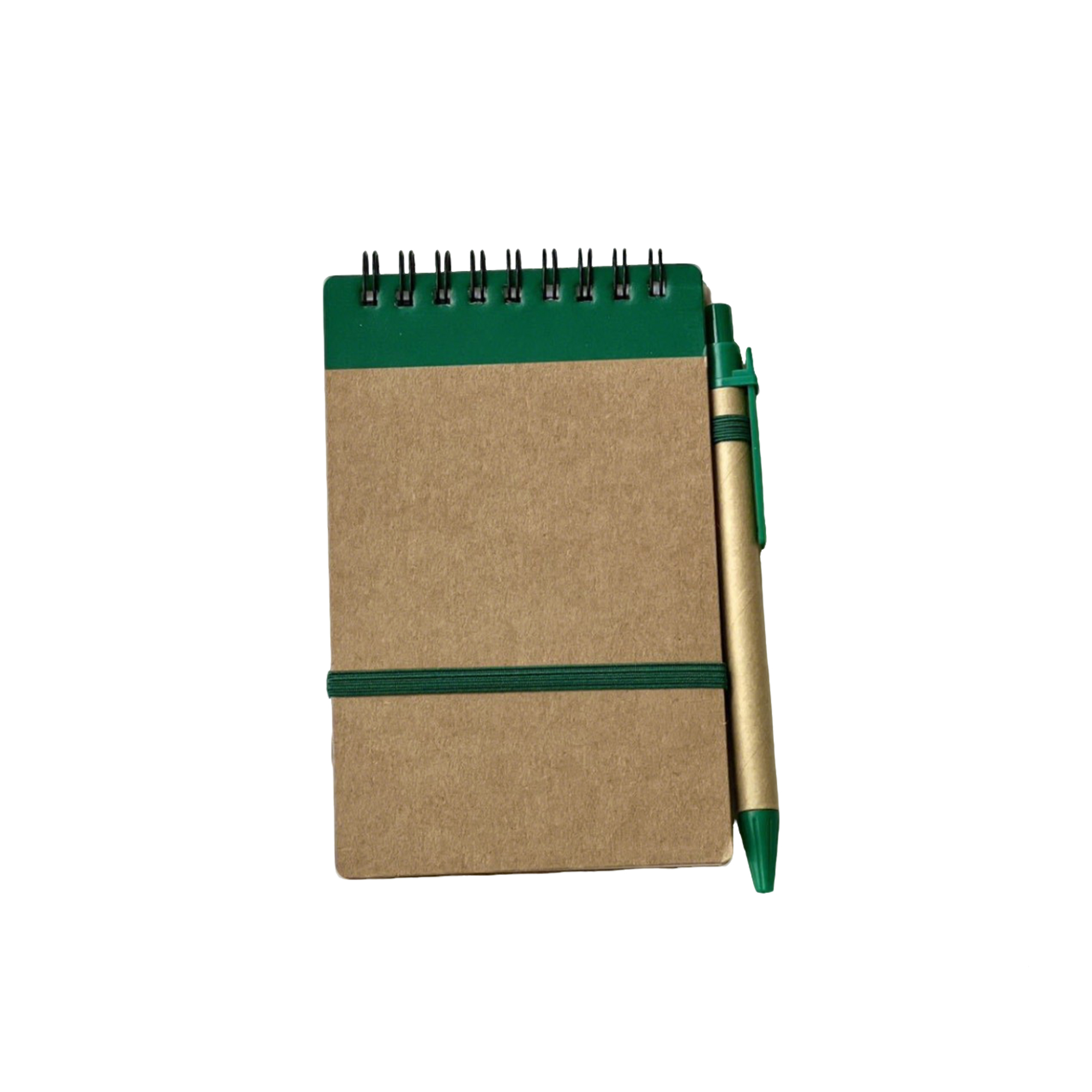 Hardcover Spiral Notebook With Pen Holder 5.9" Length X 3.5" Width X 0.6" Height 5