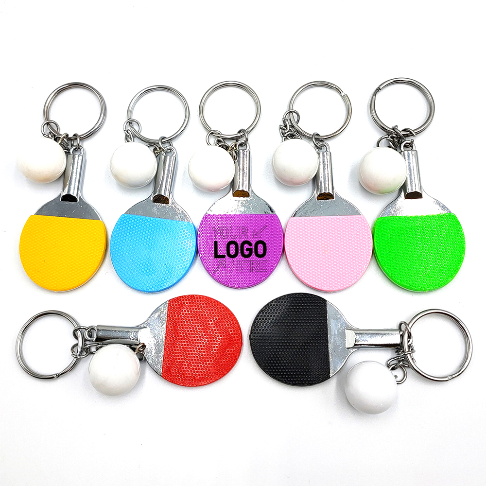 Table Tennis Racket Keychain 7